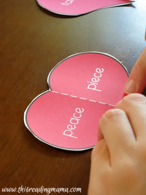 matching heart homophones