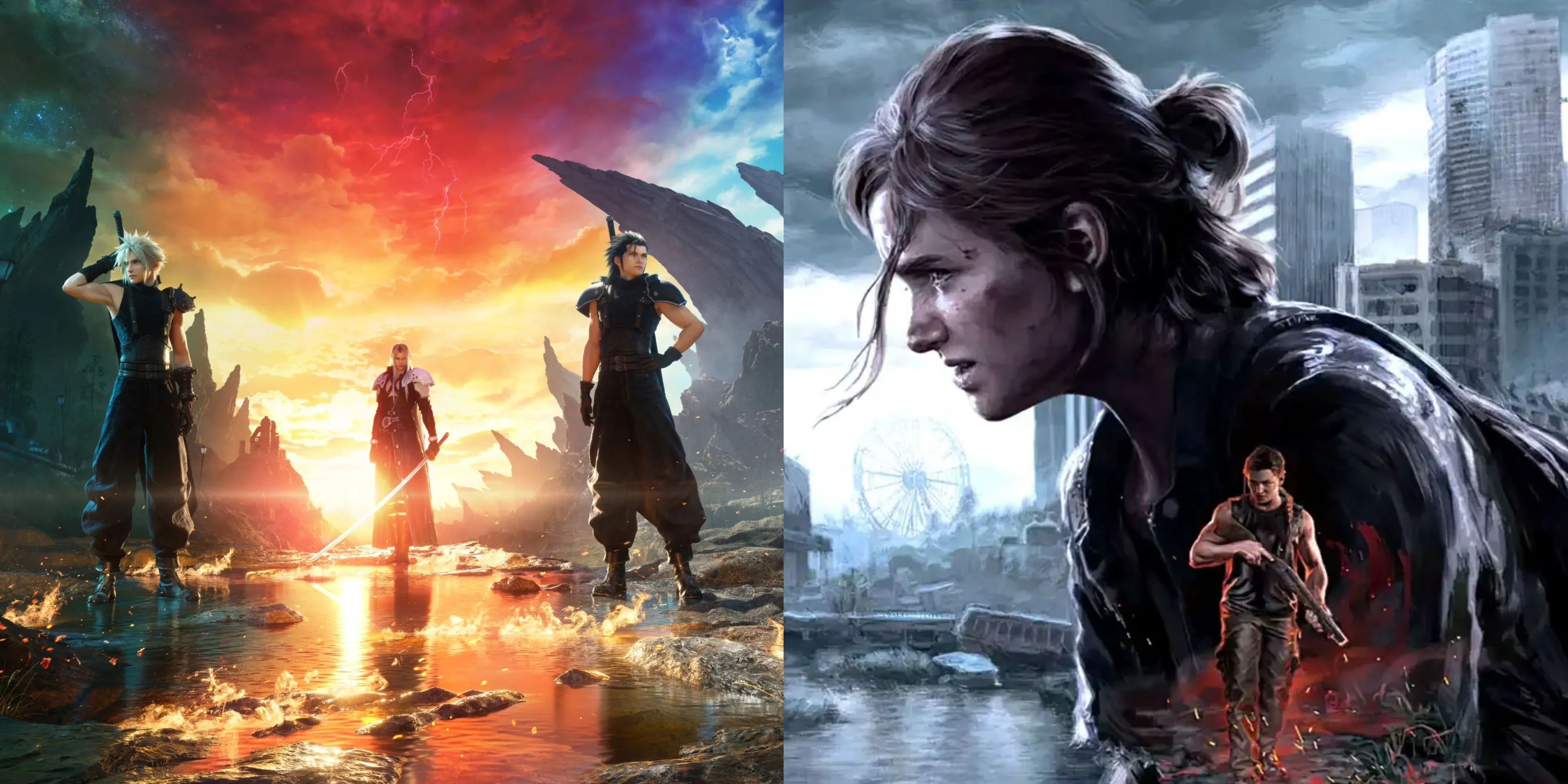 final fantasy 7 rebirth and the last of us part 2 remastered