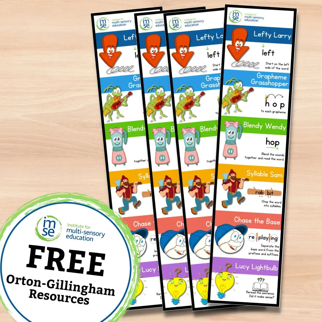 IMSE Reading Strategy Bookmark Freebie