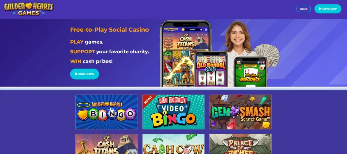 Golden Hearts casino games image