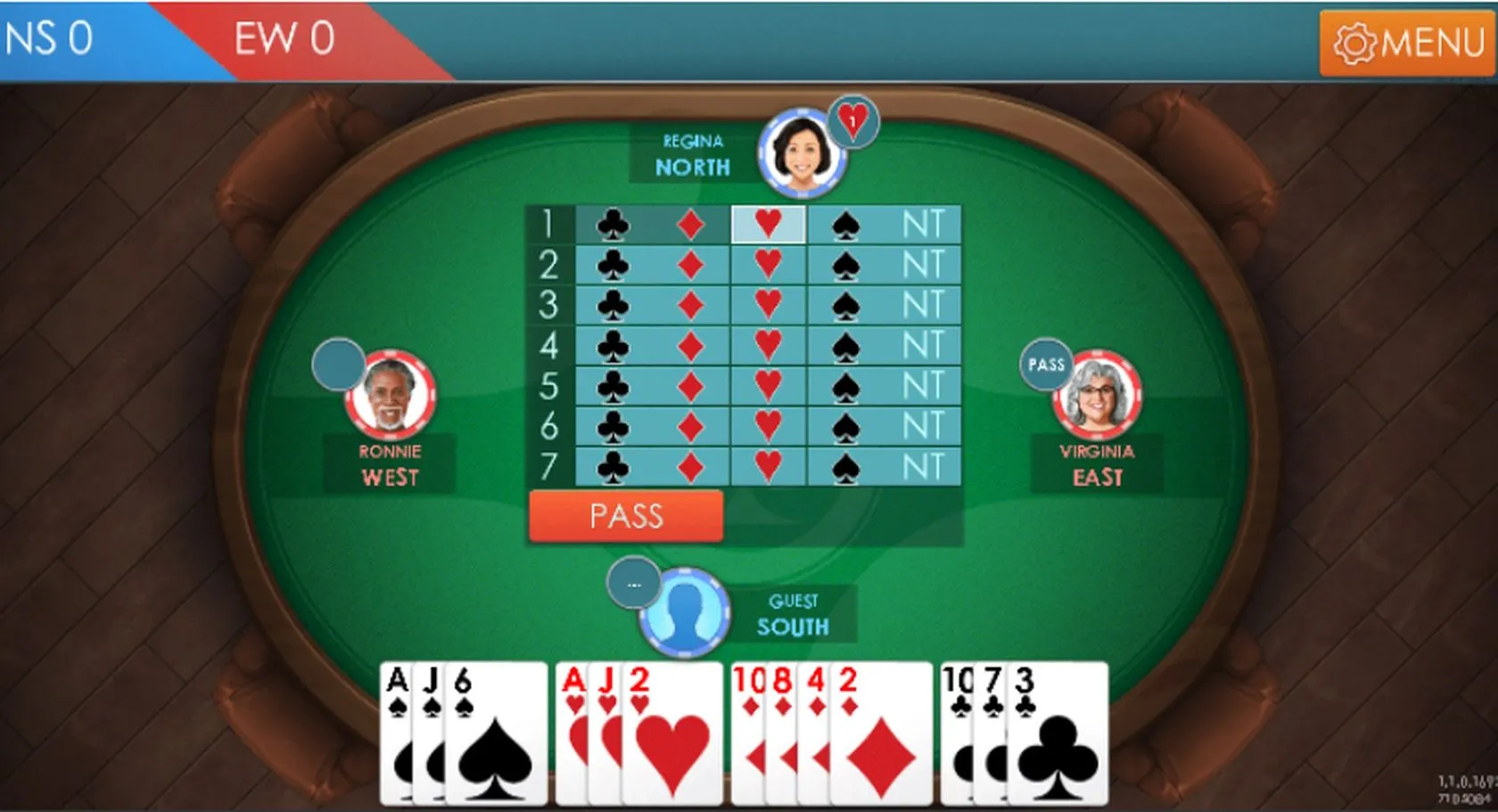 Bridge AARP card game website