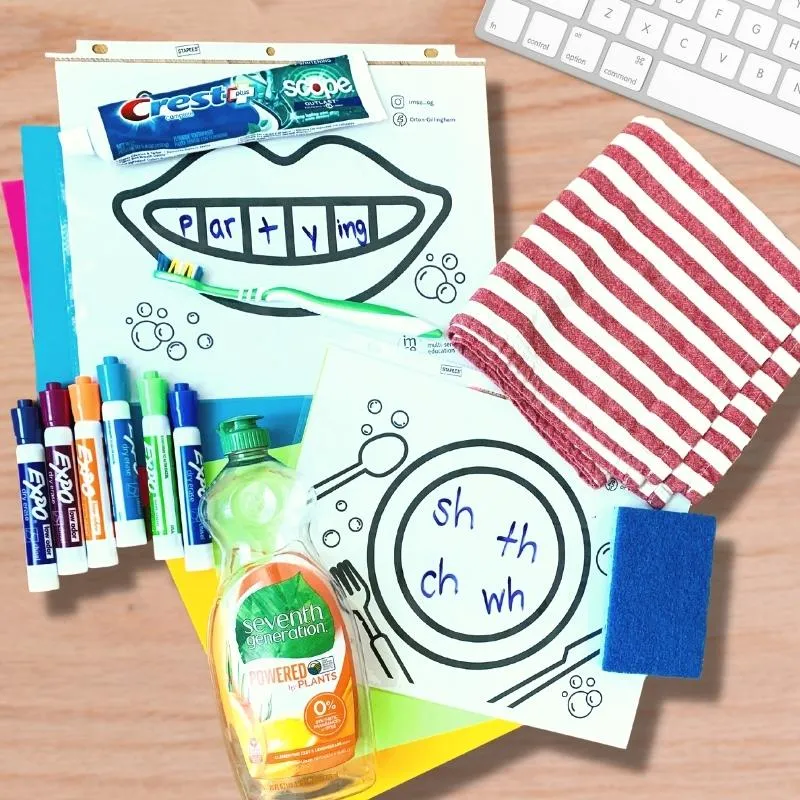 Word Washing Phonics Maps