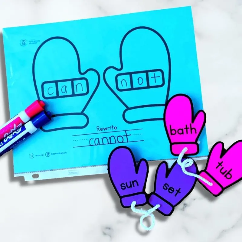 Compound Word Mittens