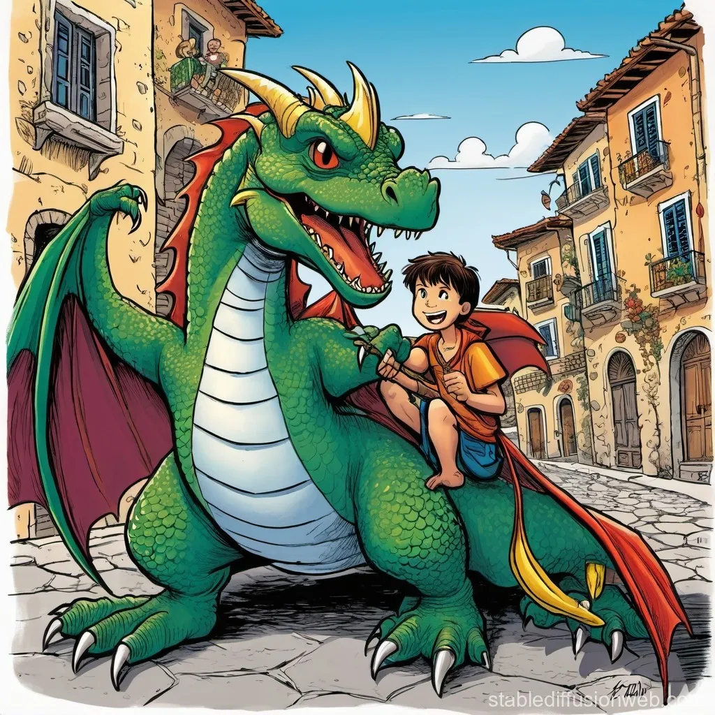 Children Playing &lsquo;Guess Who&rsquo; with Projected Drago