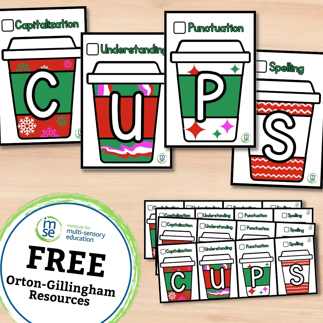 CUPS Holiday Freebie
