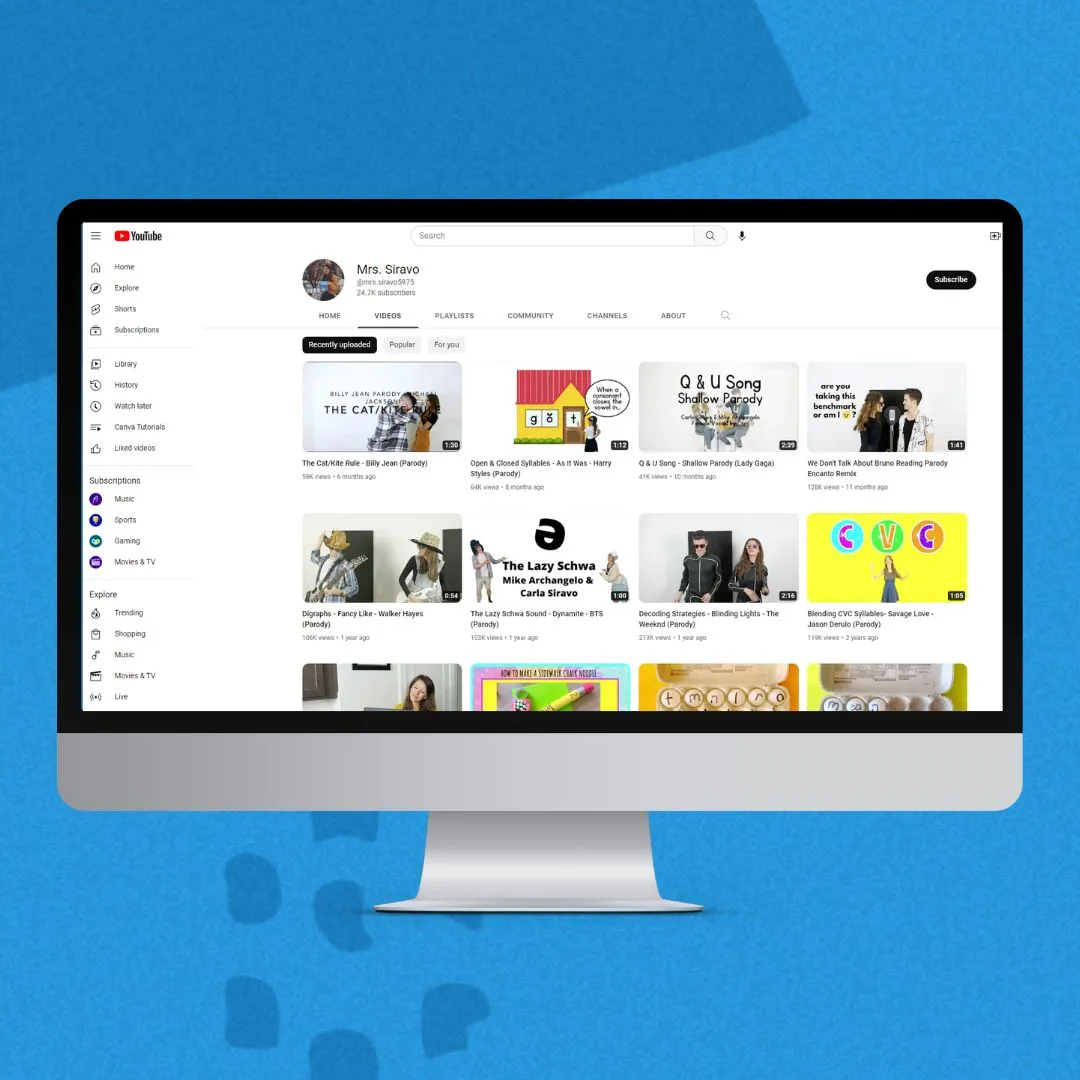 Mrs. Siravo&rsquo;s YouTube Channel